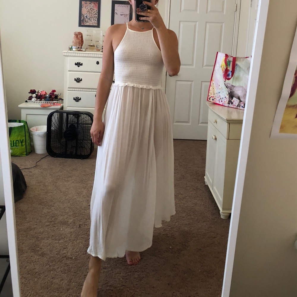 NWOT Free People Halter Maxi Dress